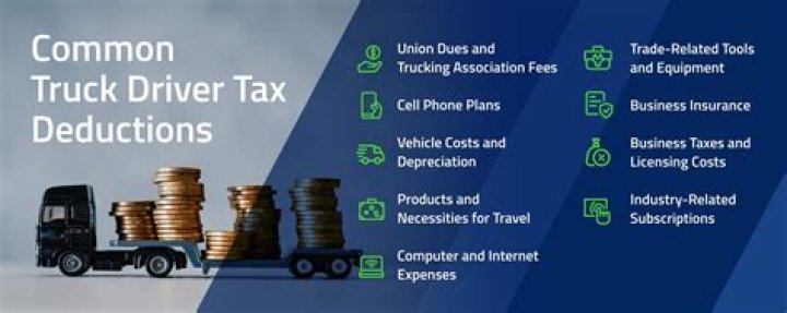 Are commercial truck payments tax deductible?