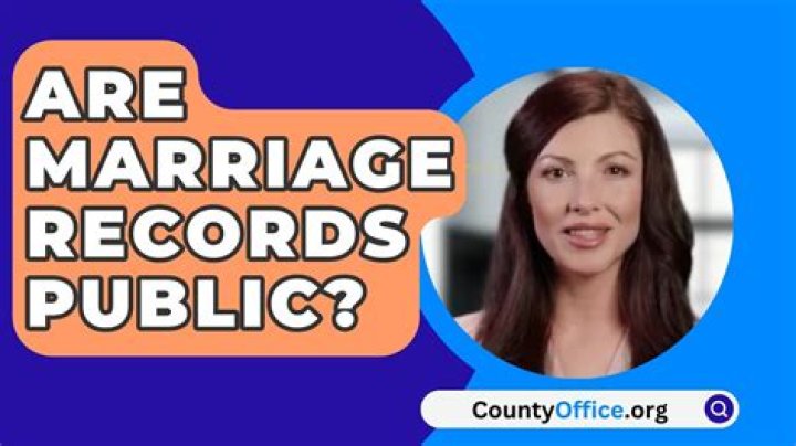 Are marriage records public in Dominican Republic?
