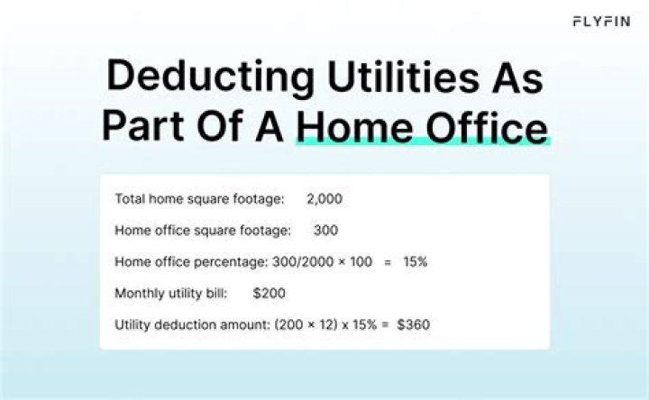Are utilities tax deductible for self employed?