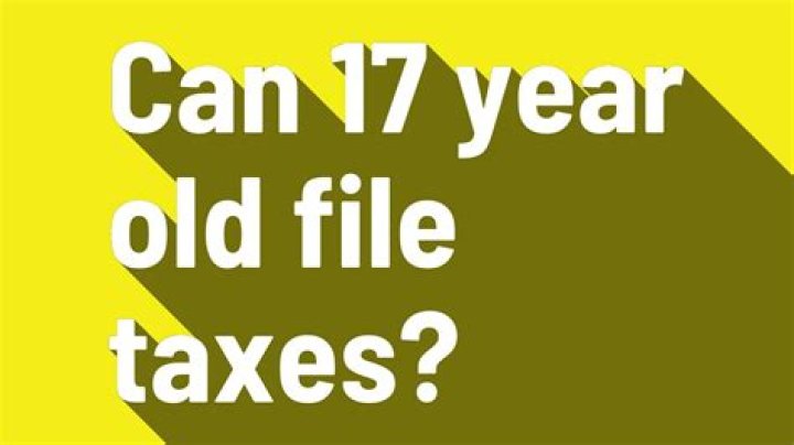 Can a 18 year old file taxes independently?