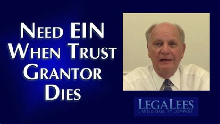 Can a grantor of a trust be deceased?