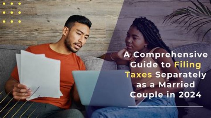 Can a married couple file their taxes separately?