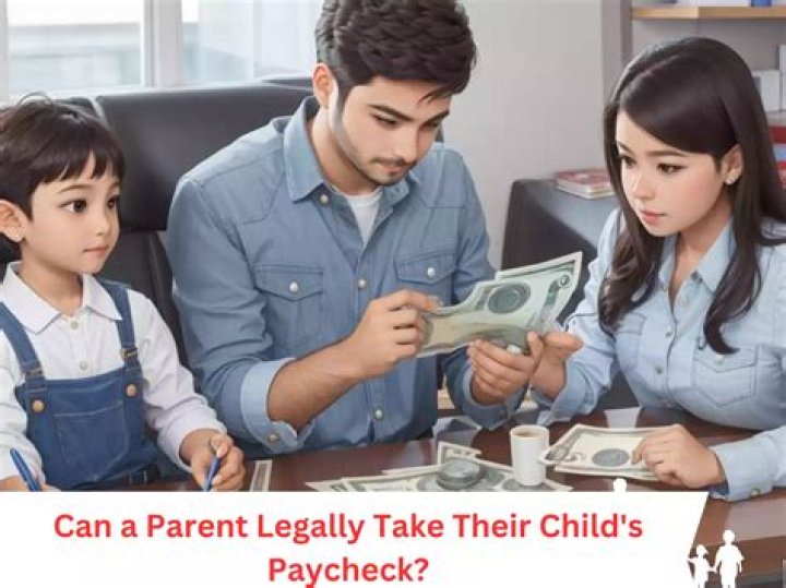 Can a parent legally take money from their child?