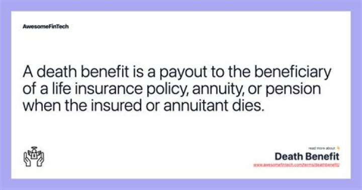 Can a spouse receive death benefits?