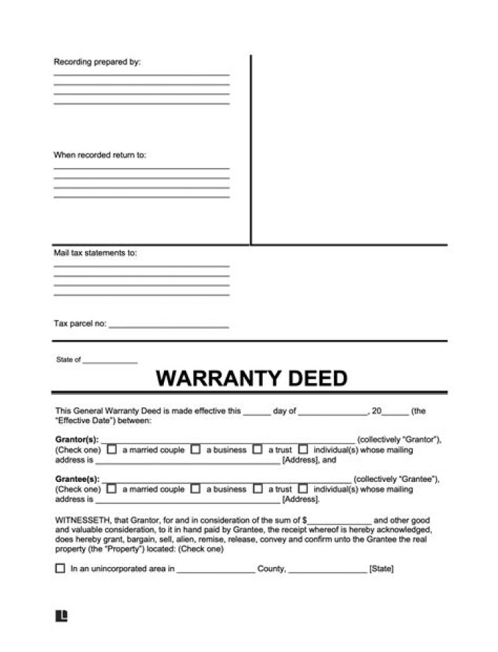Can a warranty deed be contested?
