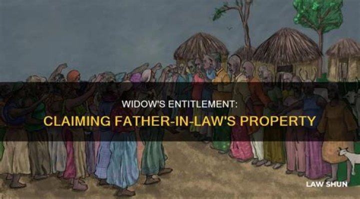 Can a widow claim father in law property?