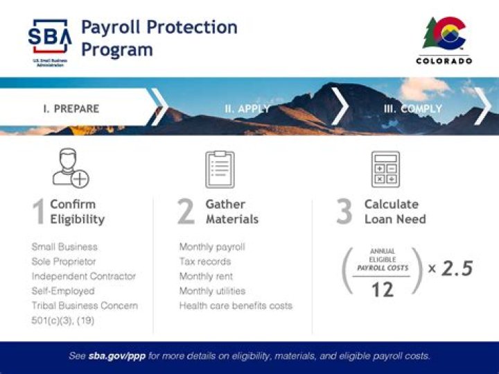 Can an individual apply for the paycheck protection program?