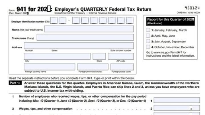 Can Form 941 be submitted online?