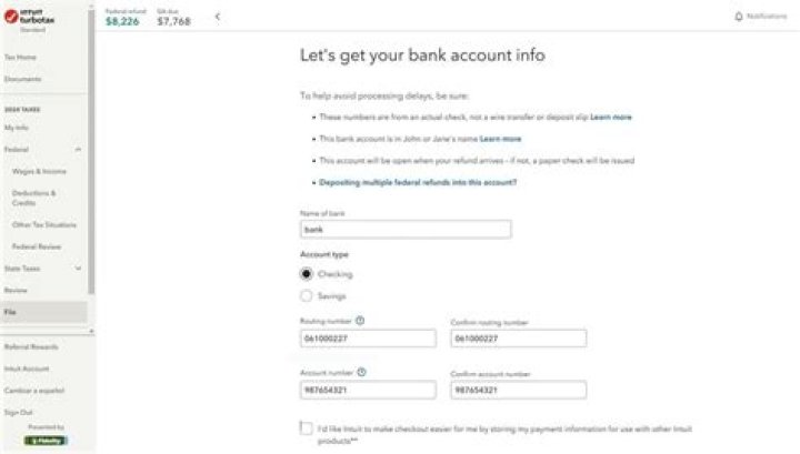 Can I change my bank account for my tax refund?