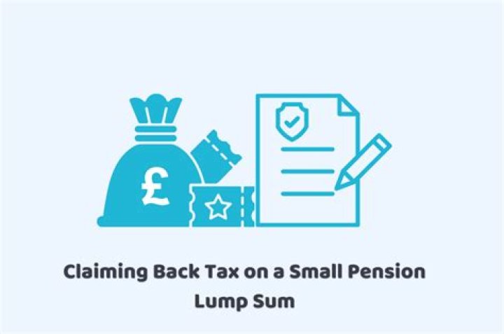 Can I claim tax back on pension lump sum?