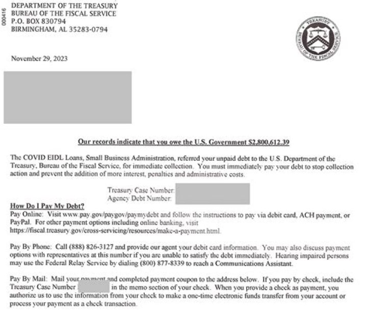 Can I default on EIDL loan?