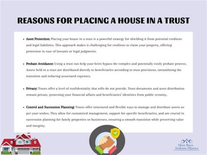 Can I sell a house in a trust fund?