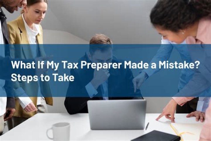 Can I sue my tax preparer made a mistake?