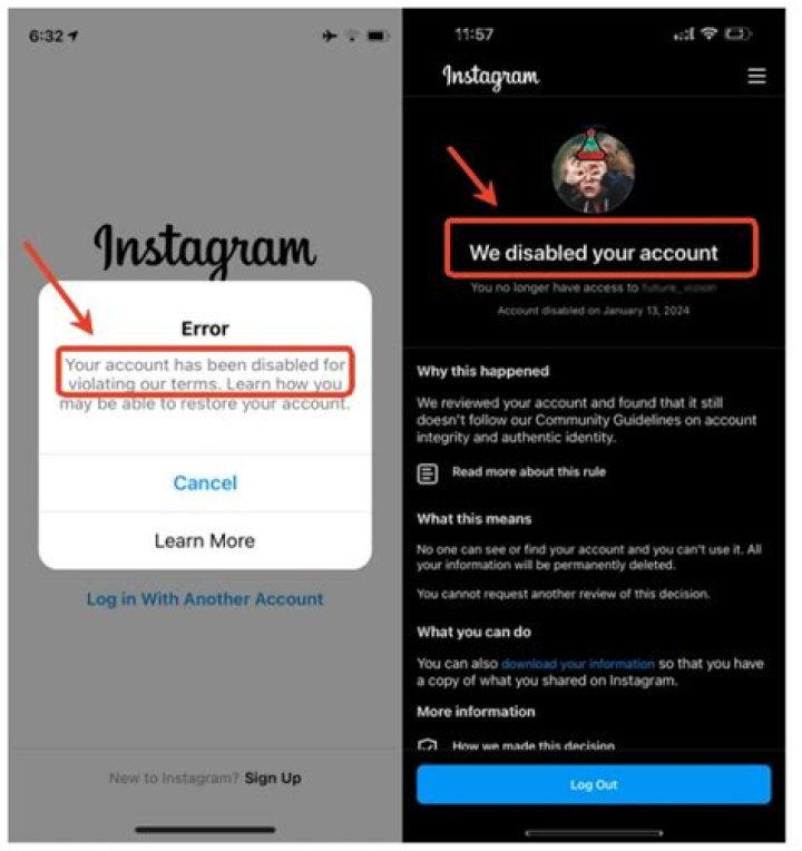 Can Instagram disable your account twice?