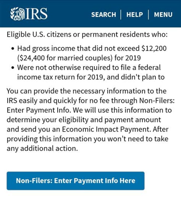 Can non tax filers receive stimulus?