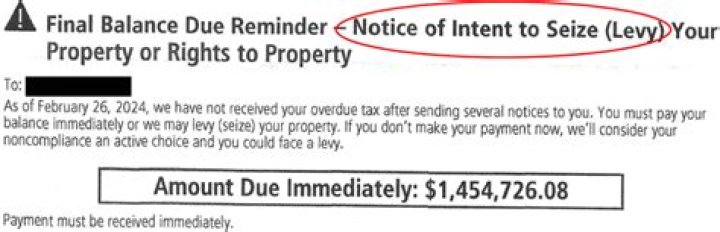 Can the IRS Levy without notice?