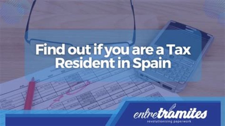 Can you be resident in Spain but not tax resident?