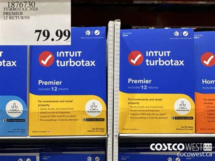 Can you buy TurboTax at Costco?