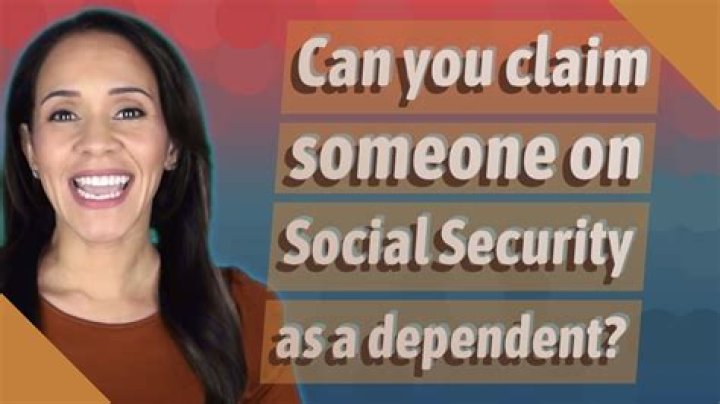 Can you claim someone on taxes if they get Social Security?