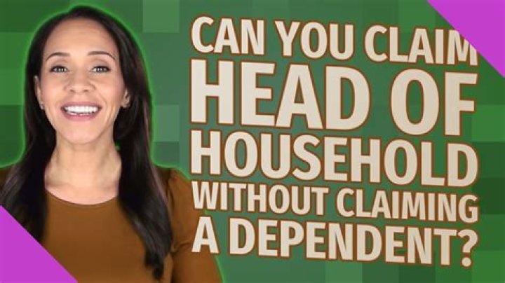 Can you file head of household without claiming a dependent?