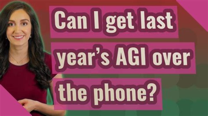 Can you Get your AGI over the phone?