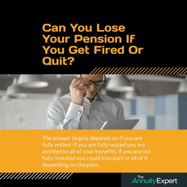 Can you lose your vested pension?