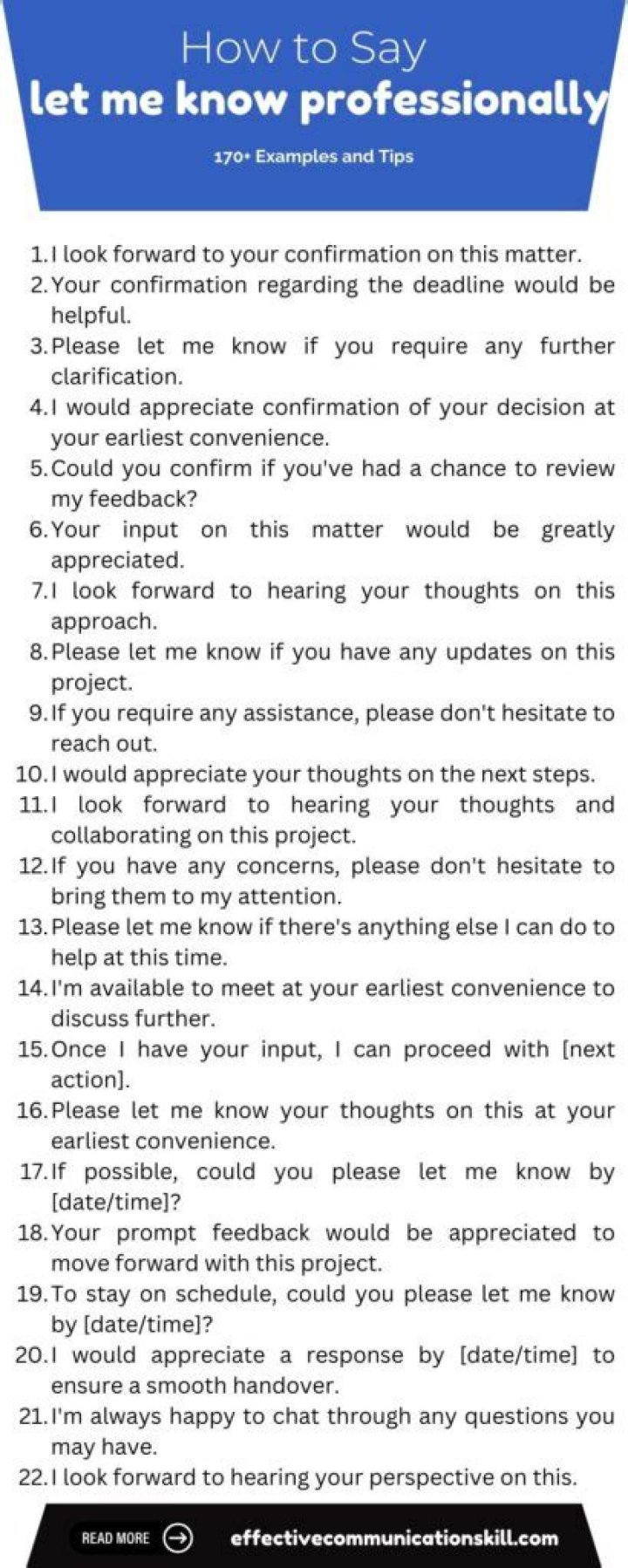 Can you please let me know or please let me know?