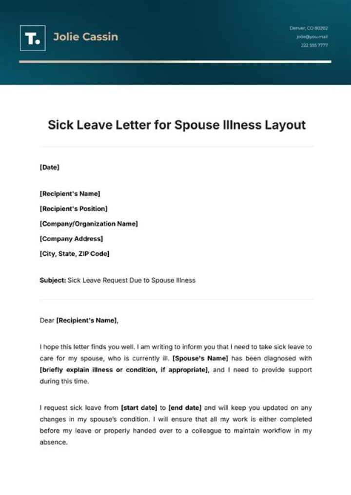 Can you take sick day for spouse?