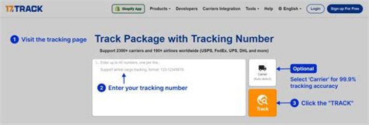 Can you track a package with an order number?
