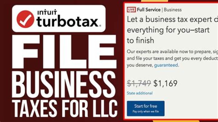 Can you use TurboTax to file LLC taxes?