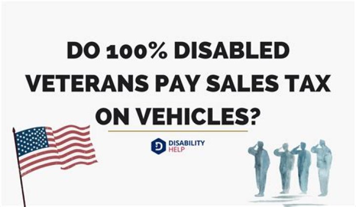 Do 100% disabled veterans pay property tax in California?