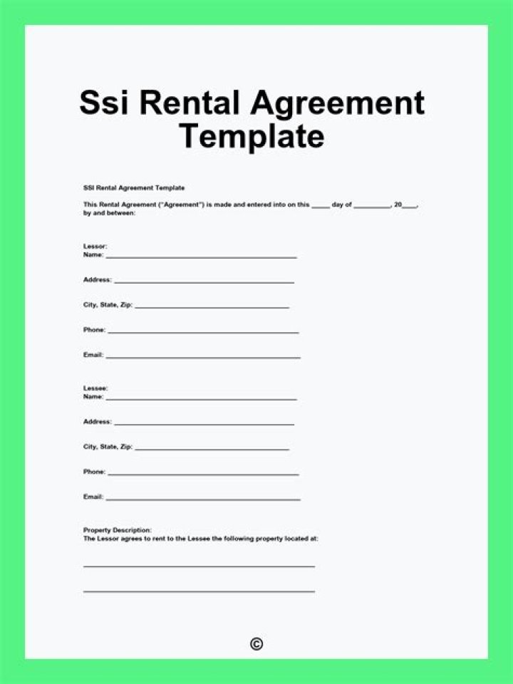 Do SSI recipients have to pay rent?