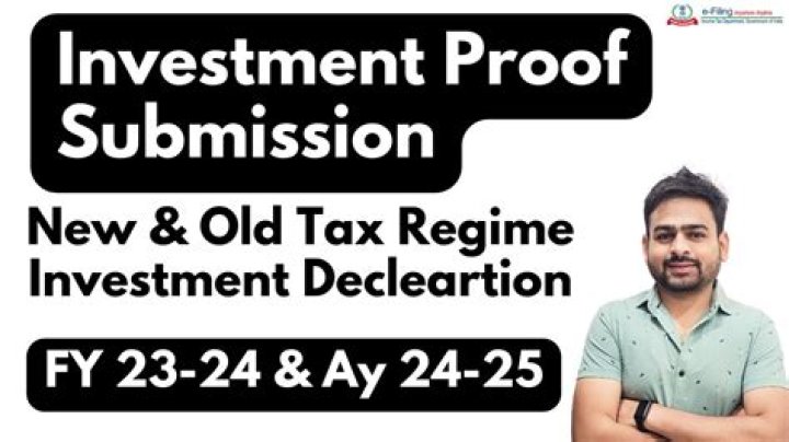 Do we need to submit proof for standard deduction?