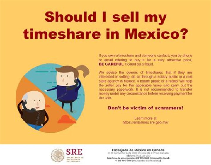 Do you have to pay taxes when selling a timeshare in Mexico?