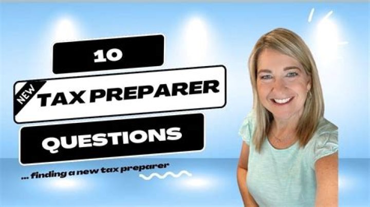 Do you need a tax preparer for the first time?
