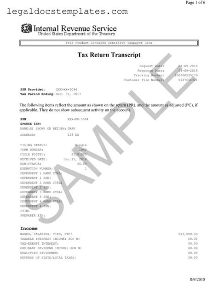 Do you need a transcript to file a tax return?