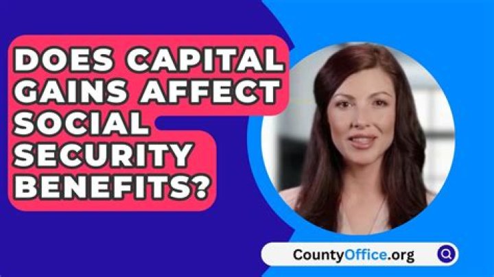 Does capital gains affect SSI?