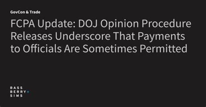 Does FCPA apply to US officials?