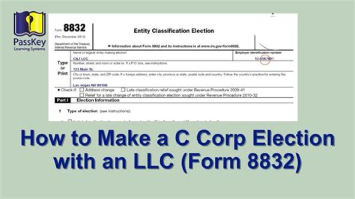 Does form 8832 require an original signature?