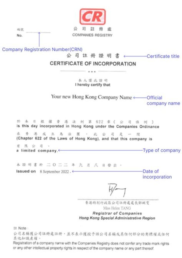 Does Hong Kong issue tax residency certificate?