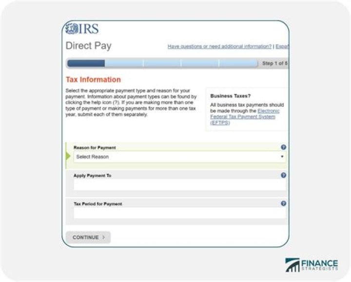 Does IRS use direct pay?