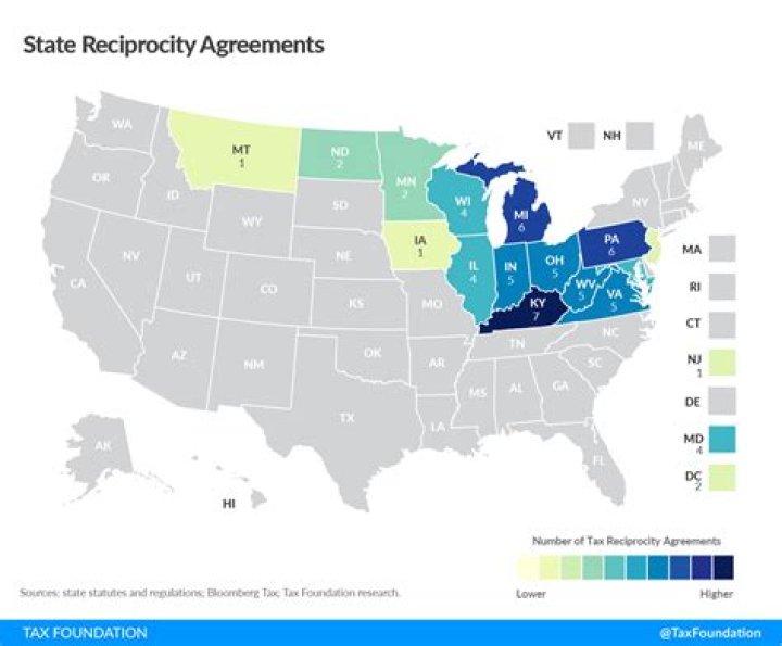 Does Ohio have reciprocity with PA?