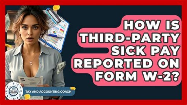 Does third party sick pay go on W-2?