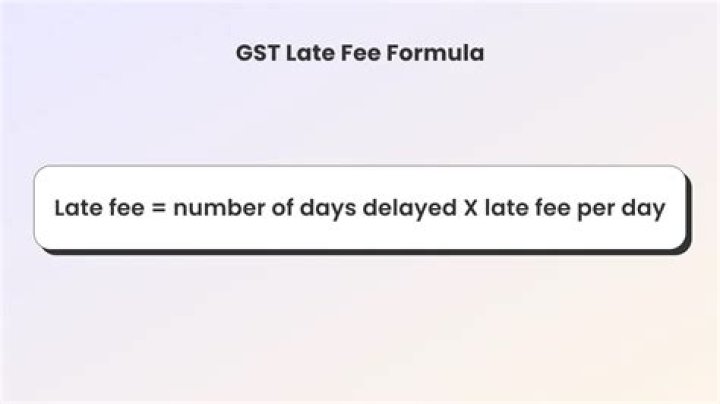 How are late fees calculated for taxes?
