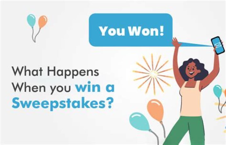 How are you notified if you win a sweepstakes?