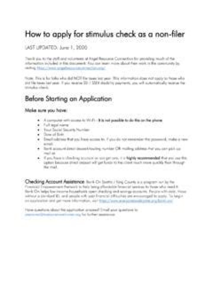 How can I apply for stimulus check for my daughter?