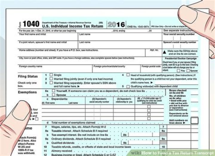 How can I get a transcript for my tax return?