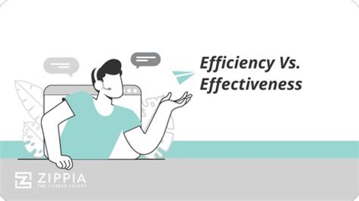 How can you be effective and efficient at work?