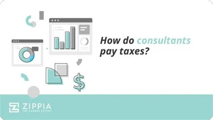 How do consultants pay taxes?