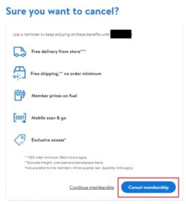 How do I cancel my Walmart+ Free Trial?